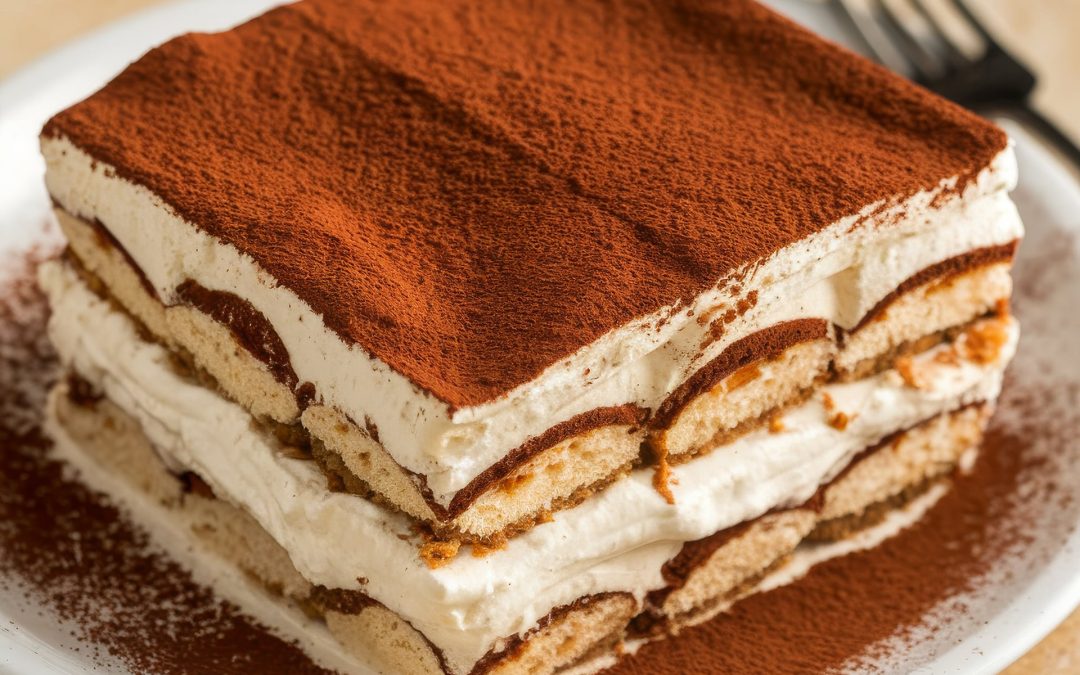 Tiramisù alla Birra con strato di Birra Spalmabile Rossa