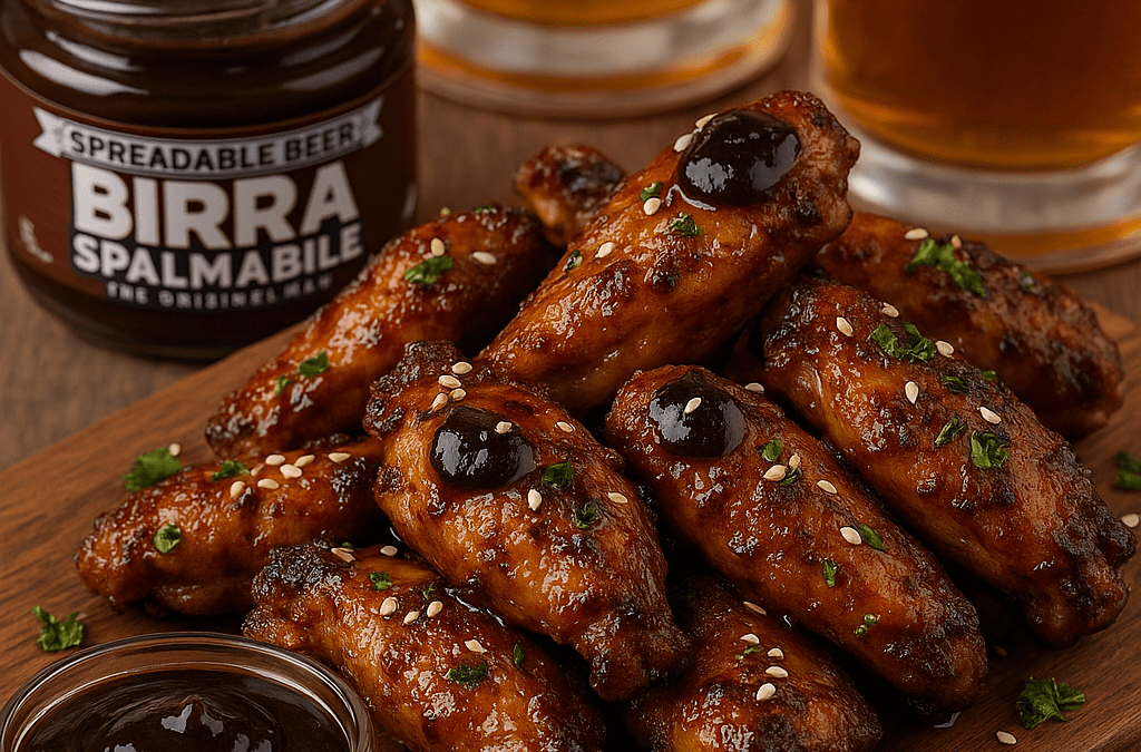 Alette di Pollo con Birra Spalmabile Scura